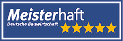 Logo 5 Sterne meisterhaft  Dachdeckerei Ockenheim Bingen